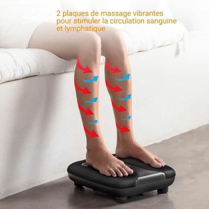 Medisana Masajeador Energizante de Pies y Piernas LM 100, Shiatsu + Vibración, 2 Intensidades, Calor, Negro 2