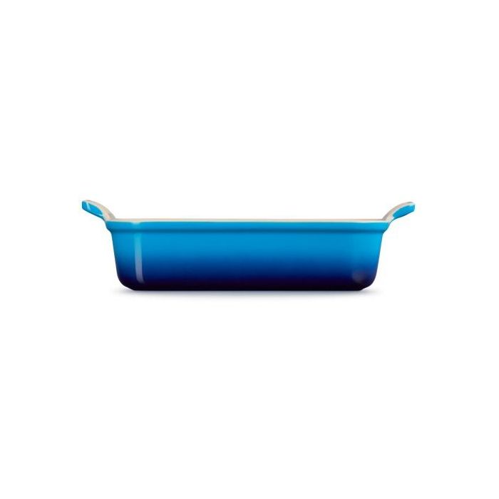 Le Creuset 71102262200001 Rechteckige Auflaufform Tradition, 26 cm, Azure 2