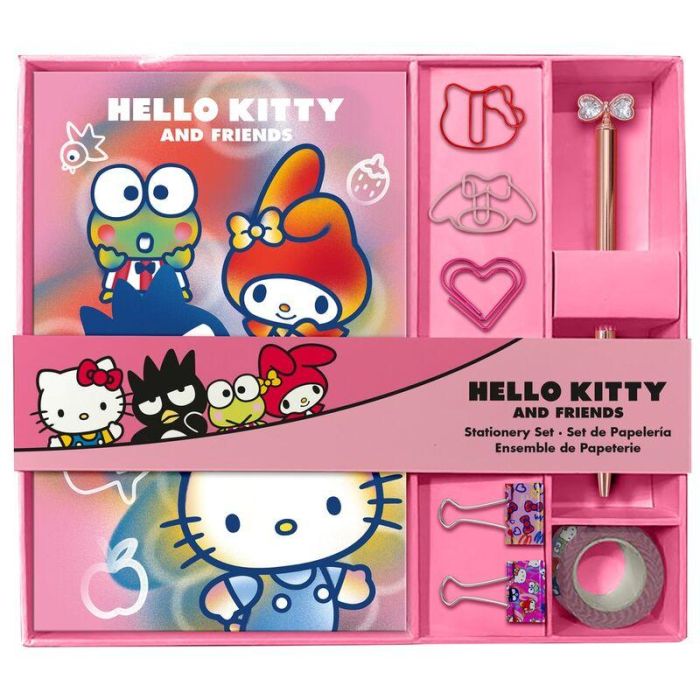 KIDS LICENSING Hello Kitty - Set de papelería con cuaderno y accesorios (22x25,5cm)