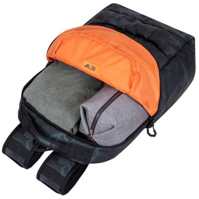 Riva NB Rucksack Sherwood 15,6"10,5" 28L grau camo 7631 14