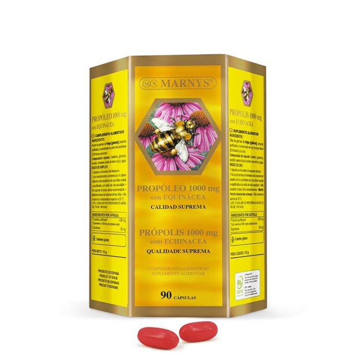 Propóleo 1000 Mg Con Equinácea 90 Caps Propóleo 1000 Mg Con Equinácea 90 Caps