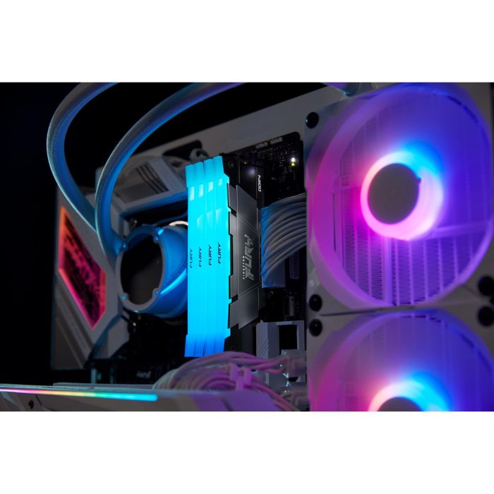 Kingston Renegade RGB 32GB (2x16GB) DDR4 3600MT/s CL16 DIMM Kit de Memoria RAM para PC con Retroiluminación RGB 5