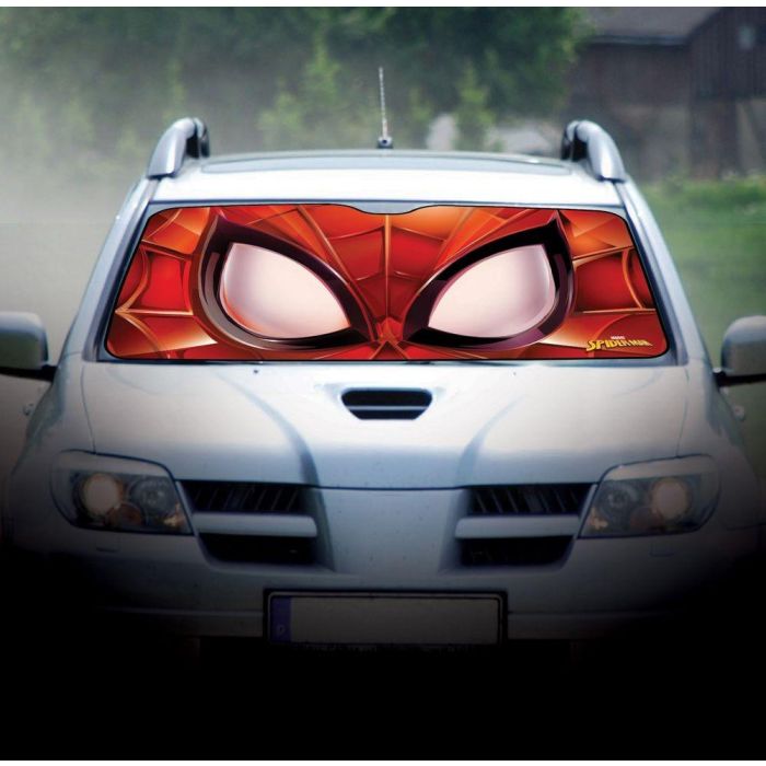 Parasol Delantero Suv Spiderman 150x80 cm CZ10257 1 Parasol Delantero Suv Spiderman 150x80 cm CZ10257 1