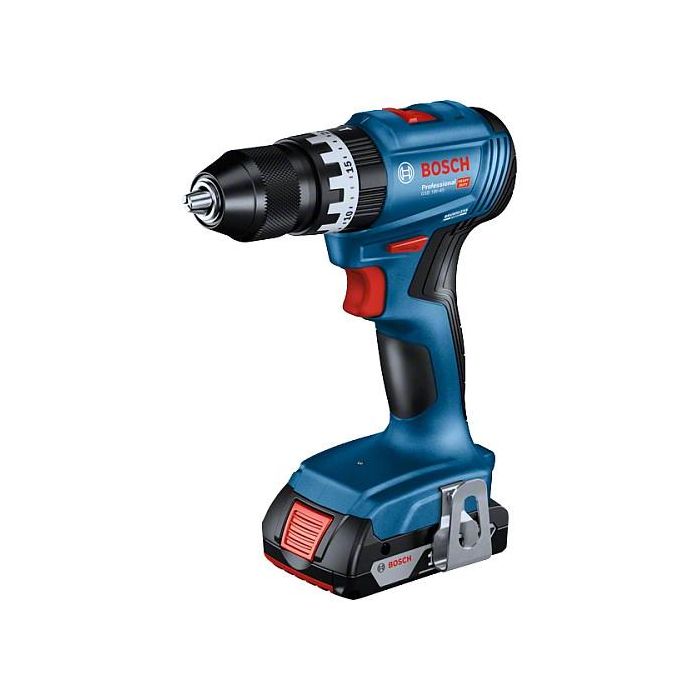 Bosch GSB 18V-45 Taladro Atornillador Percutor 18V, Sin Escobillas, 45 Nm, Batería 2Ah, 2 Baterías Incluidas, Negro/Azul 1 Bosch GSB 18V-45 Taladro Atornillador Percutor 18V, Sin Escobillas, 45 Nm, Batería 2Ah, 2 Baterías Incluidas, Negro/Azul 1