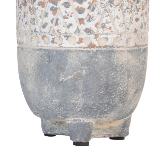 Macetero Cemento Decoración 11,30 X 11,30 X 17 cm