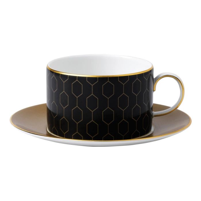 Set 4 Tazas Té Con P 180 Ml Negr Wedgwood 1