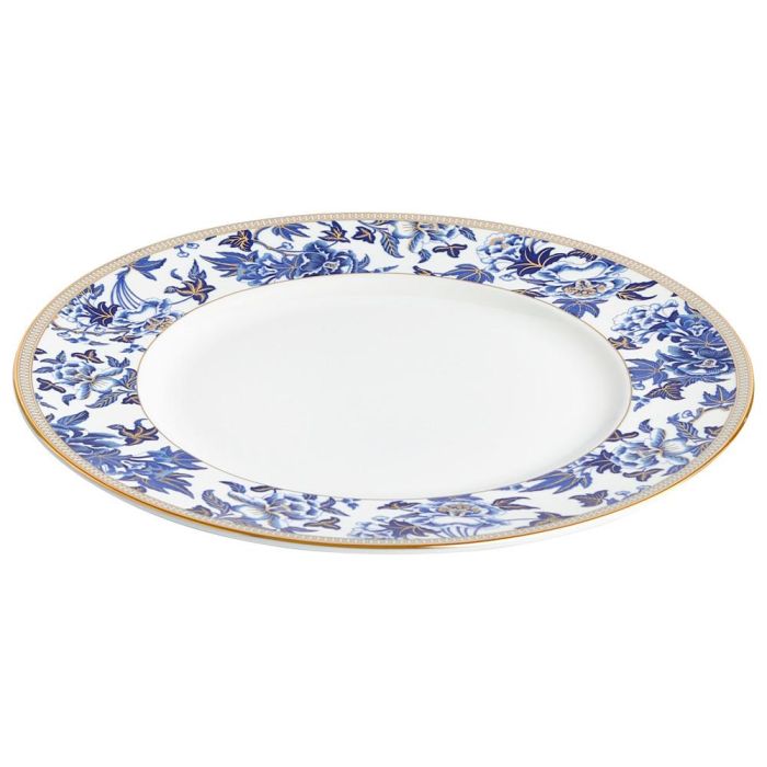 Plato Llano Floral Wedgwood 27 cm (4 Unidades) 2