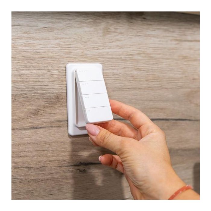 Shelly BLU RC Button 4 Botón Inteligente Inalámbrico Bluetooth Blanco 1