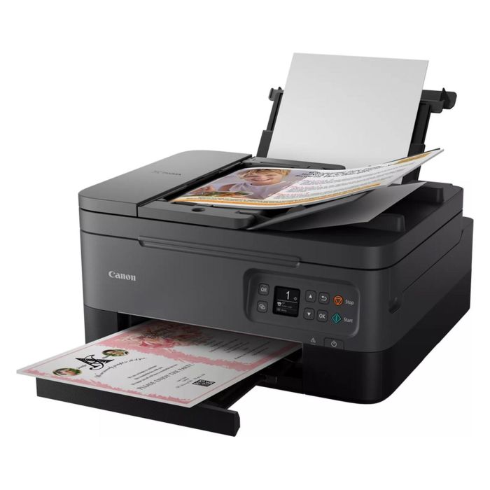 Canon PIXMA TS7450i Impresora Multifunción 3 en 1 Inyección de Tinta Color WiFi Duplex ADF A4 Negro 5