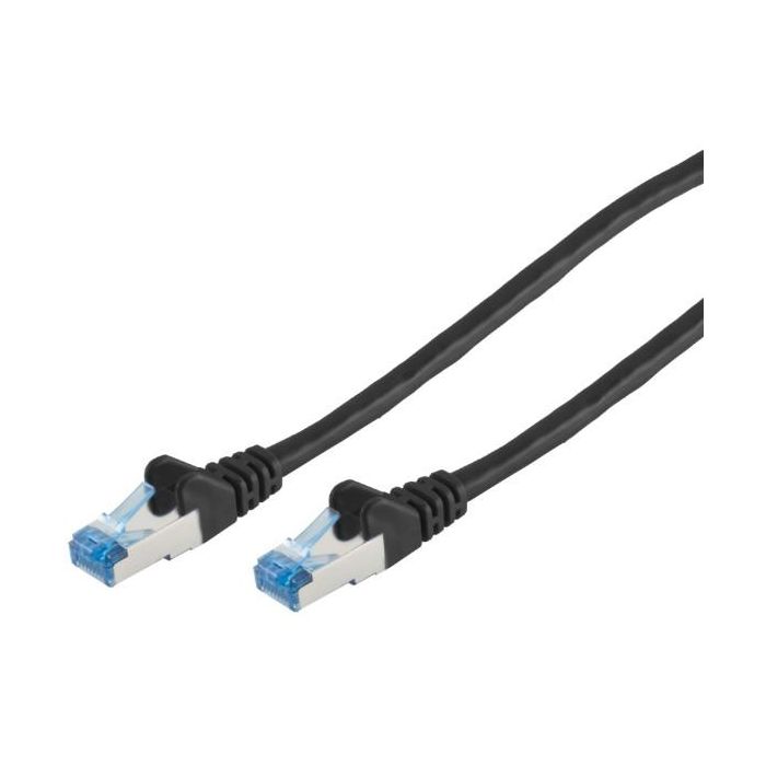Patchkabel CAT6a RJ45 S/FTP PiMF 2m Schwarz