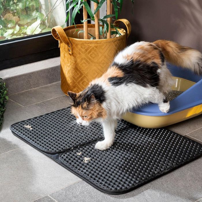 Alfombra para Arenero de Gatos Clikatt InnovaGoods 0 Alfombra para Arenero de Gatos Clikatt InnovaGoods 0