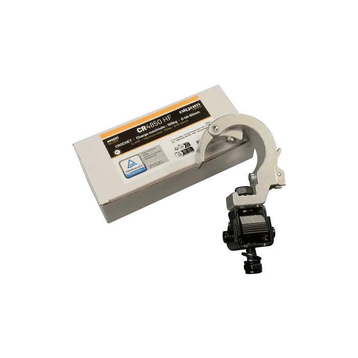 ALGAMLIGHT Abrazadera Plegable Ø 48-50Mm Max 100Kg Aluminio 2