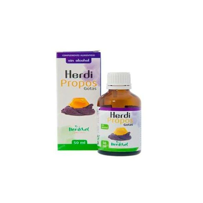 Herdibel Herdipropos Própolis Equinacea Malvavisco Regaliz Eucalipto Menta Sin Alcohol 50ml
