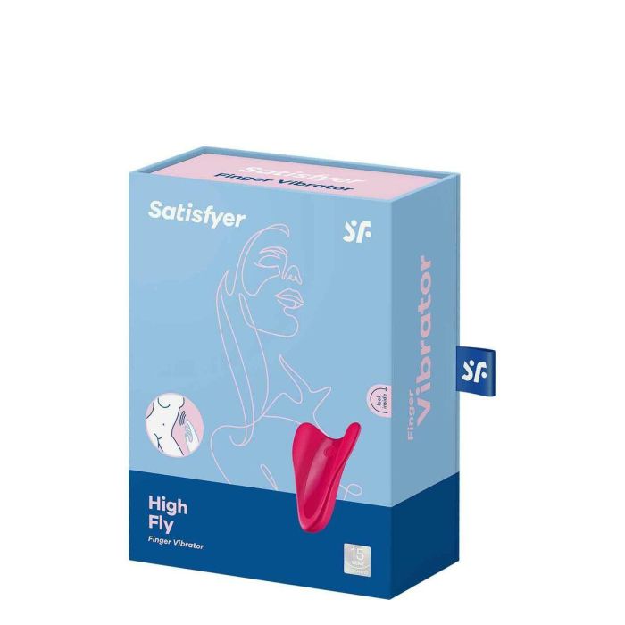 Vibrador High Fly Finger Satisfyer 4004129 Rojo 2 Vibrador High Fly Finger Satisfyer 4004129 Rojo 2