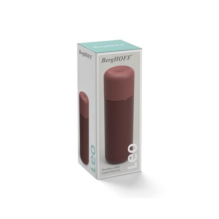 Berghoff 3950140 Termo de Viaje para Bebidas Frías o Calientes con Doble Pared y Tapa Taza 2 Berghoff 3950140 Termo de Viaje para Bebidas Frías o Calientes con Doble Pared y Tapa Taza 2
