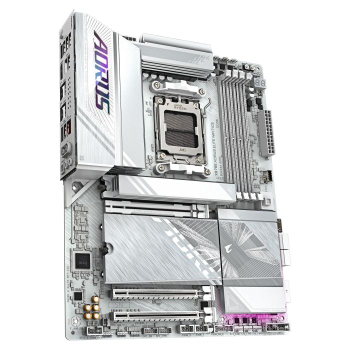 Gigabyte GA-X870E A ELITE WIFI7 ICE Placa Base ATX AM5 DDR5 Wifi 7 PCIe 5.0 USB4 2 Gigabyte GA-X870E A ELITE WIFI7 ICE Placa Base ATX AM5 DDR5 Wifi 7 PCIe 5.0 USB4 2