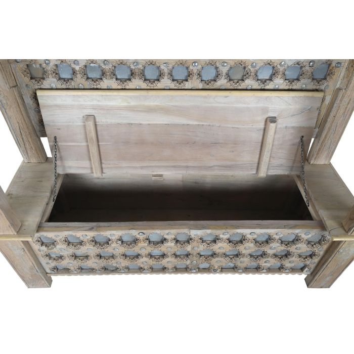 Banco Indio DKD Home Decor Natural 54 x 215 x 190 cm 3