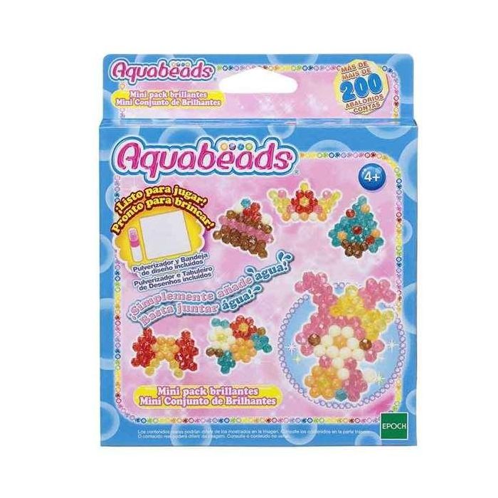Minipacks aquabeads con dos opciones de sets con más de 200 abalorios, pulverizador y plantillas. - modelos surtidos 1 Minipacks aquabeads con dos opciones de sets con más de 200 abalorios, pulverizador y plantillas. - modelos surtidos 1