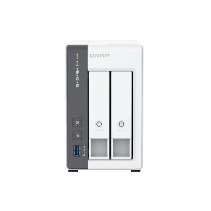 Qnap TS-216G NAS 2 Bahías 3.5"/2.5" 2.5GbE con 4GB RAM NPU IA | Servidor Almacenamiento Torre Hogar/Oficina hasta 39TB 1