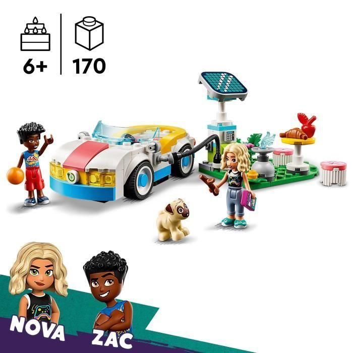 Coche Eléctrico Y Cargador Lego Friends 42609 Lego 1