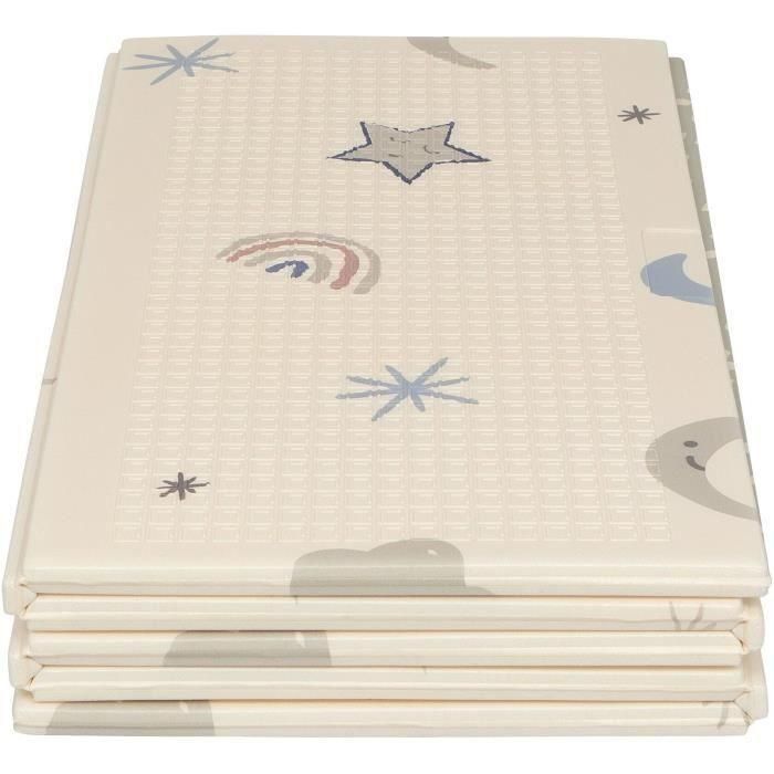 Alfombra de juego reversible - NUBY - 200 x 150 x 1 cm - Arcoíris 1