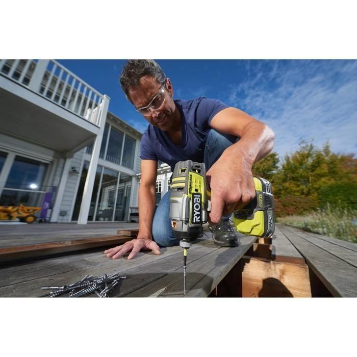 Caja a prueba de golpes RYOBI 10 accesorios atornillado (50 mm) 4 Caja a prueba de golpes RYOBI 10 accesorios atornillado (50 mm) 4