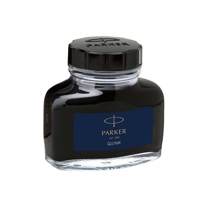 Tinta Estilografica Parker Frasco 2 Onzas Azul Negro S0037490