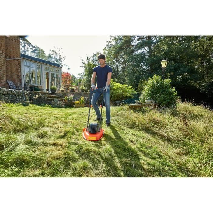BLACK & DECKER BEMWH551-QS Cortacésped Eléctrico con Cojín de Aire 30cm 1200W 6 Cuchillas 5 BLACK & DECKER BEMWH551-QS Cortacésped Eléctrico con Cojín de Aire 30cm 1200W 6 Cuchillas 5