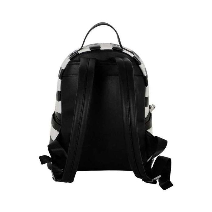 Karactermania Mochila Heady Bitelchús / Beetlejuice Stripes Urbana PVC Poliéster con Cremallera y Bolsillos 16 x 25 x 29 cm 6 Karactermania Mochila Heady Bitelchús / Beetlejuice Stripes Urbana PVC Poliéster con Cremallera y Bolsillos 16 x 25 x 29 cm 6