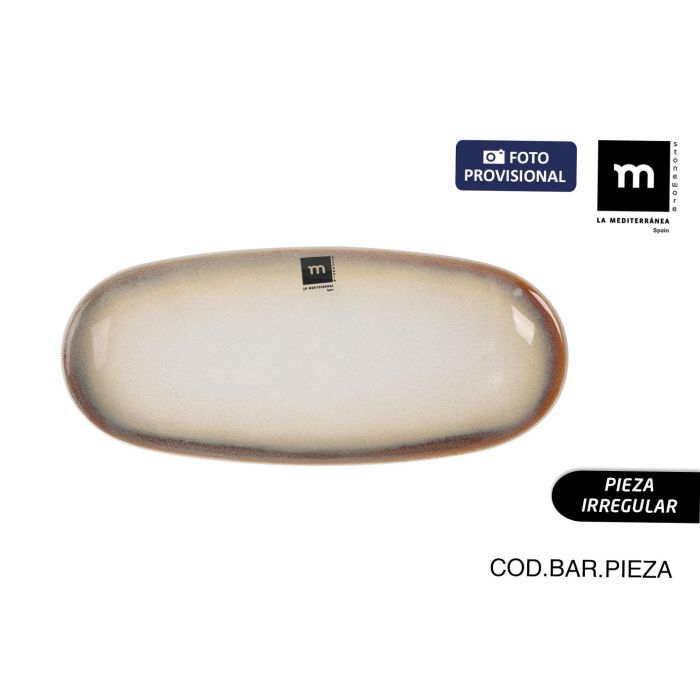 Fuente Oval Fustam 29.5 x 12.7 x 2.4 cm - Inde (24 Unidades) Fuente Oval Fustam 29.5 x 12.7 x 2.4 cm - Inde (24 Unidades)