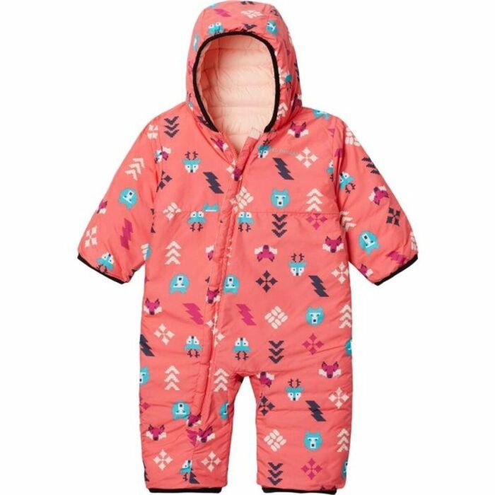 Mono Infantil Columbia Powder Lite Reversible Coral 1