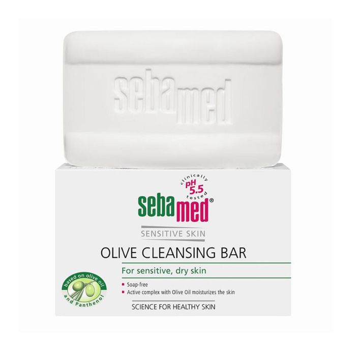 SEBAMED Pastilla de Jabón para Pieles Secas con Aceite de Oliva 150g