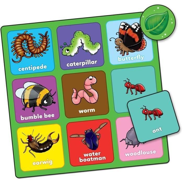 Little Bug Bingo - Juego de bingo - HUERTO - 3 a 6 años 2 Little Bug Bingo - Juego de bingo - HUERTO - 3 a 6 años 2