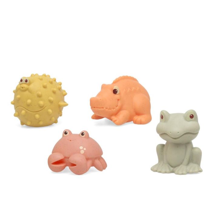 KioKids Set De 4 Animalitos Antimoho Para El Baño con Trigo para Bebé +3 Meses Multicolor 2