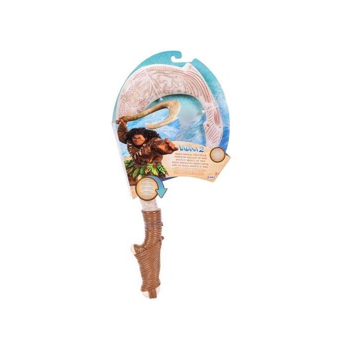Disney Vaiana Anzuelo Mágico de Maui Interactivo con Luces y Sonidos - Juguete Infantil +3 Años con Pilas AAA Incluidas