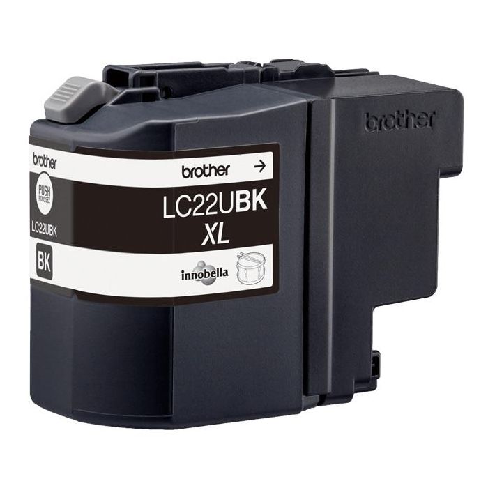 Brother LC22UBK Tinta Negra XL Alto Rendimiento Pigmento 2400 Páginas Original Pack Individual para DCP-J785DW MFC-J985DW 2 Brother LC22UBK Tinta Negra XL Alto Rendimiento Pigmento 2400 Páginas Original Pack Individual para DCP-J785DW MFC-J985DW 2