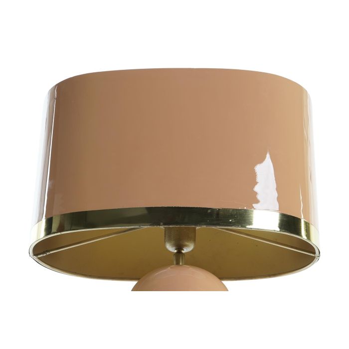 DKD Home Decor Lámpara de Sobremesa Moderna Rosa Dorado de Hierro con Plafón Metálico para Bombilla E27 21x52x37cm 2 DKD Home Decor Lámpara de Sobremesa Moderna Rosa Dorado de Hierro con Plafón Metálico para Bombilla E27 21x52x37cm 2