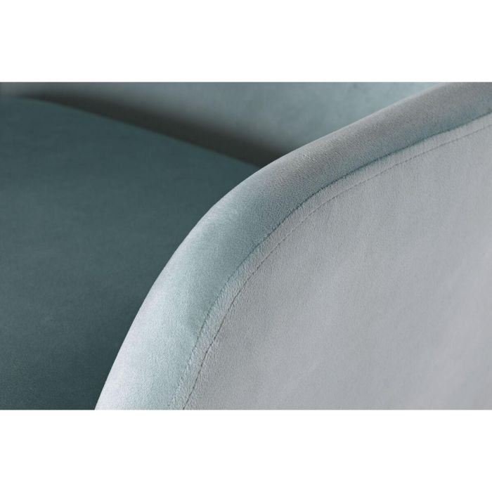 Mecedora Home ESPRIT Negro Azul cielo Poliéster Metal 68 x 90 x 92 cm 3 Mecedora Home ESPRIT Negro Azul cielo Poliéster Metal 68 x 90 x 92 cm 3