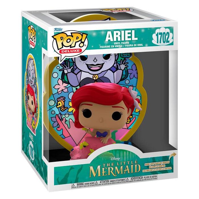 Funko Figura POP Deluxe Disney La Sirenita - Ariel & Ursula Stained Glass Funko Figura POP Deluxe Disney La Sirenita - Ariel & Ursula Stained Glass