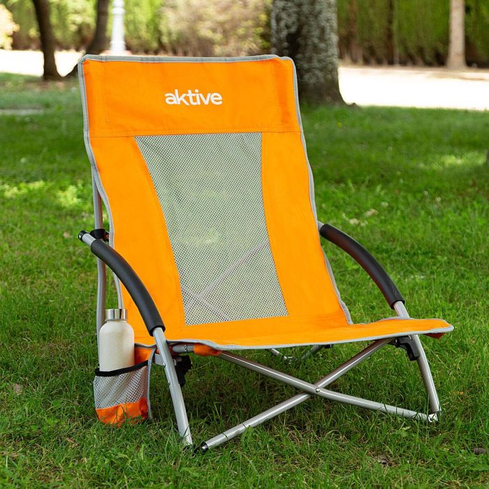 Silla Plegable Aktive Naranja 50 x 67 x 51 cm 4 Silla Plegable Aktive Naranja 50 x 67 x 51 cm 4
