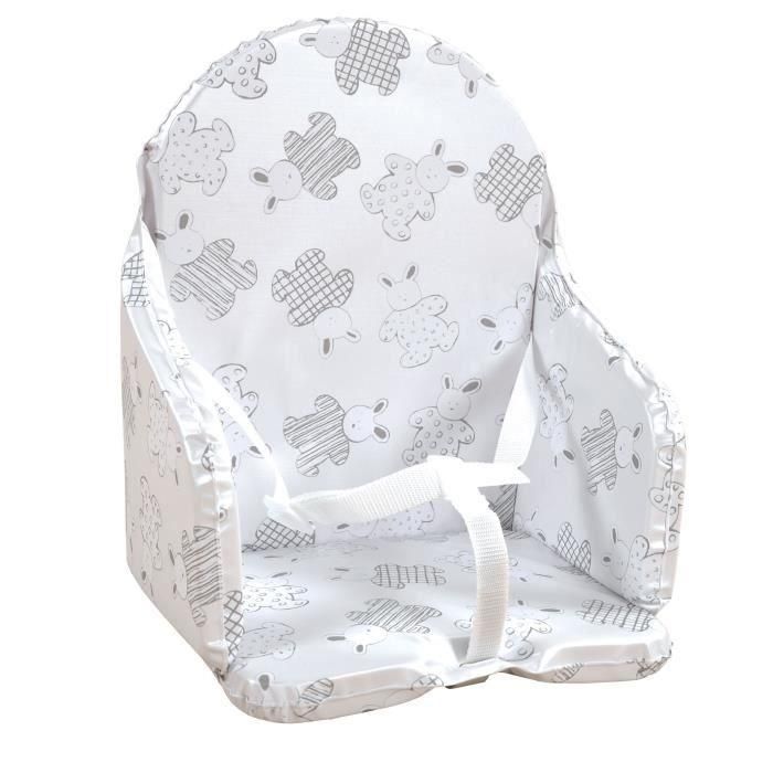 Cojín Looping Silla alta Correas de conejo Pijama Cojín Looping Silla alta Correas de conejo Pijama