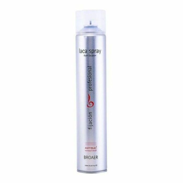 Broaer Laca de Peinado Profesional Fijación Normal Duradera Anti-Humedad para Todo Tipo de Cabello 750 ml Spray