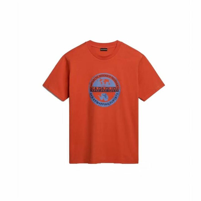 Camiseta de Manga Corta Hombre Napapijri S-Bollo Ss 1 Naranja L 0 Camiseta de Manga Corta Hombre Napapijri S-Bollo Ss 1 Naranja L 0