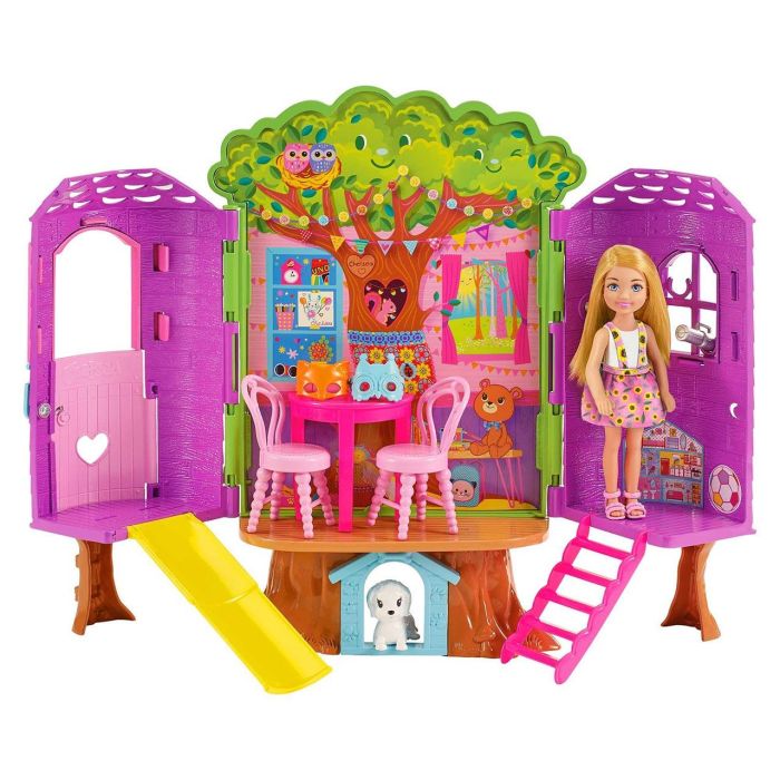 Set Casa Del Arbol Barbie Chelsea Hpl70 Mattel