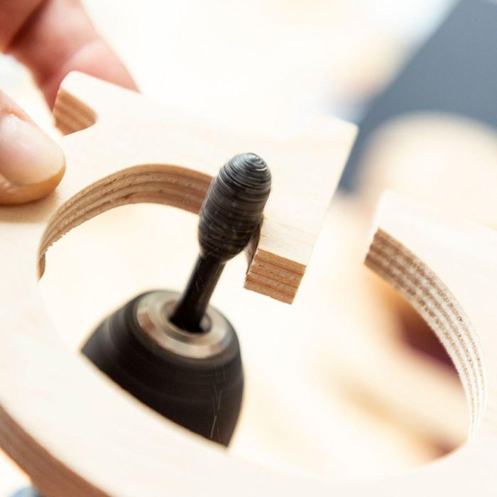 Innovagoods Set de Fresas para Taladro 10 Piezas Acero al Carbono Negro para Madera y PVC 4