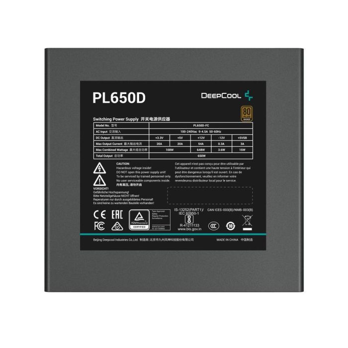 Fuente Alimentacion Deepcool Pl650 - D V2 graming 2 Fuente Alimentacion Deepcool Pl650 - D V2 graming 2