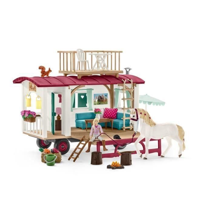 Schleich - Secreto de Reuniones de Caravana - 42593 - Horse Club Range 1 Schleich - Secreto de Reuniones de Caravana - 42593 - Horse Club Range 1
