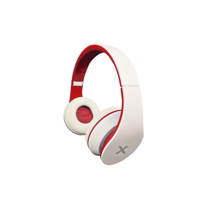AURICULARES DIADEMA APPROX DJ JAZZ APPDJJAZZWR - ALTAVOCES 40MM - CABLE ANTI-ENROLLABLE 1.2M - BLANCO Y ROJO