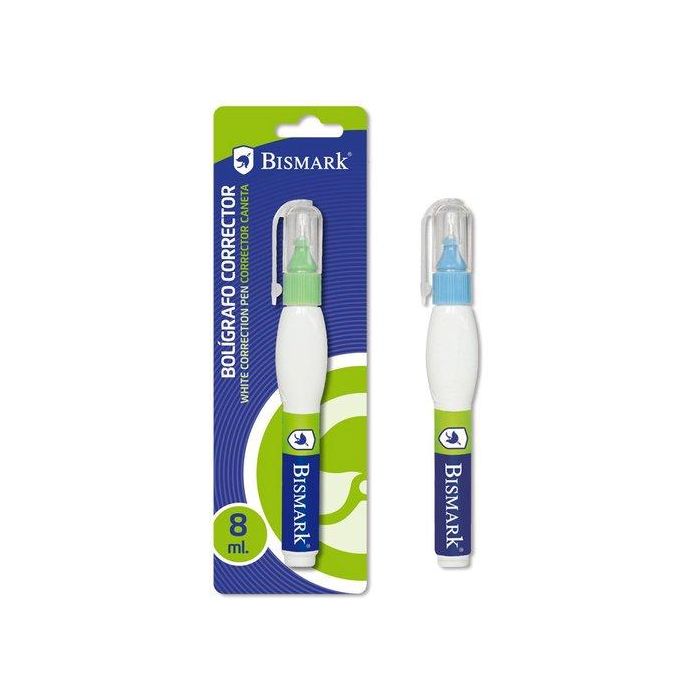 Corrector Liquido Boligrafo Bismark 8 Ml Ergonomico