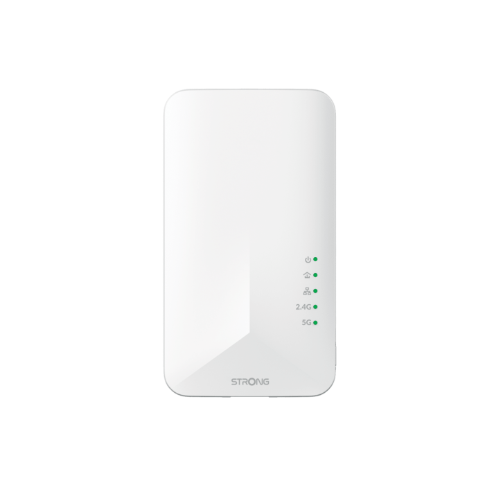 Strong POWERL1000DUOWIFIEUV2 Adaptador de Red PowerLine 1000 Mbit/s con WiFi y Ethernet, Blanco, 2 unidades 1